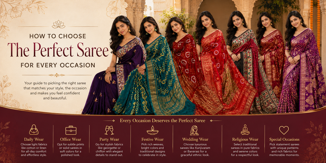 How to Choose the Perfect Saree for Every Occasion