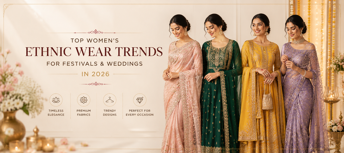 Top Women's Ethnic Wear Trends for Festivals & Weddings in 2026