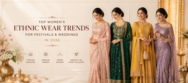 Top Women's Ethnic Wear Trends for Festivals & Weddings in 2026