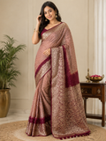 Kanchivram  bandhani Saree